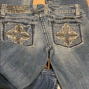 Miss Me jeans with bling. Size 30.